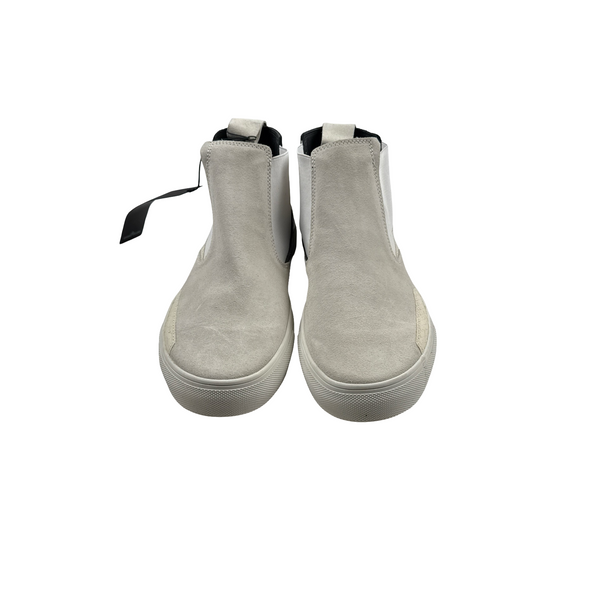 Stone Island Shadow Project White Chelsea Boots - UK 8