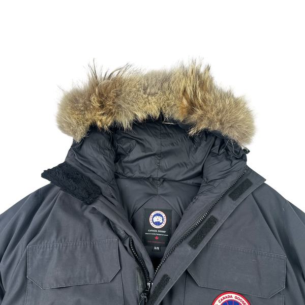 Canada Goose Black Premium Down Coyote Fur Hood Expedition Parka Jacket - XL