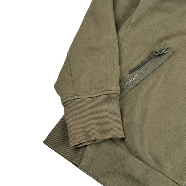 CP Company Green Explorer Goggle Hoodie - Large