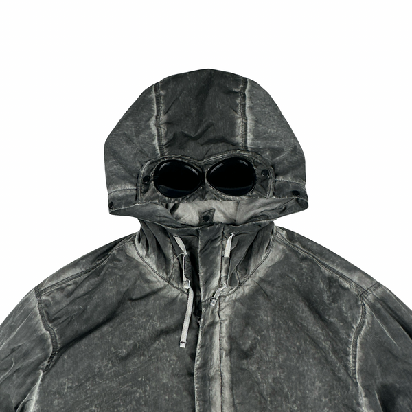 CP Company x Palace Grey Nylon La Mille Goggle Jacket - XL