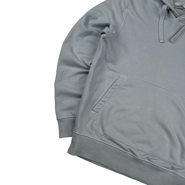 Stone Island 2024 Baby Blue Pullover Hoodie - Medium