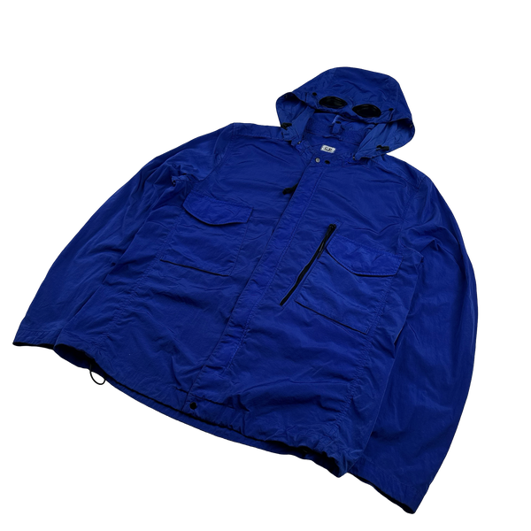 CP Company Blue Chrome Goggle Overshirt - XL
