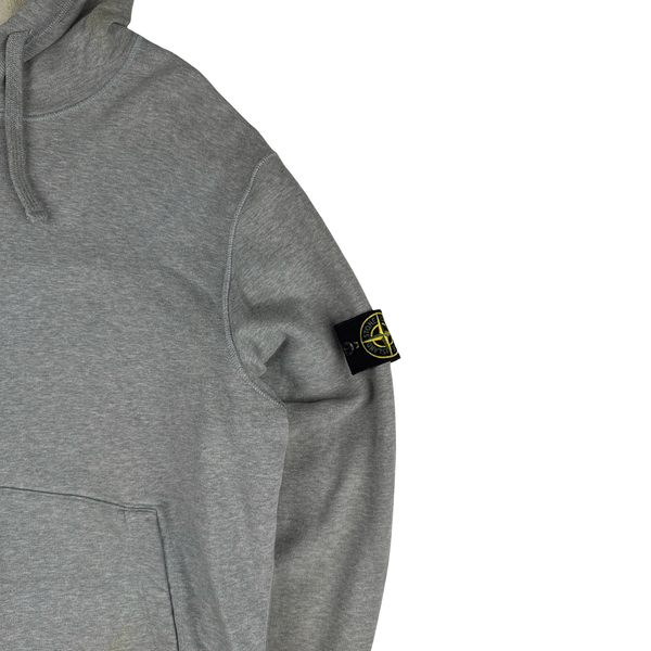 Stone Island 2022 Grey Pullover Cotton Hoodie - XXL