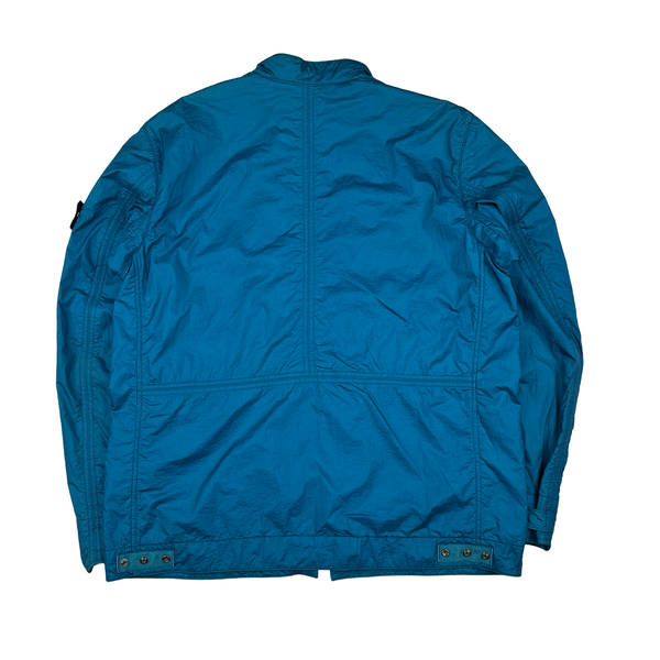 Stone Island 2010 Nylon Aqua Chest Pocket Jacket - XL