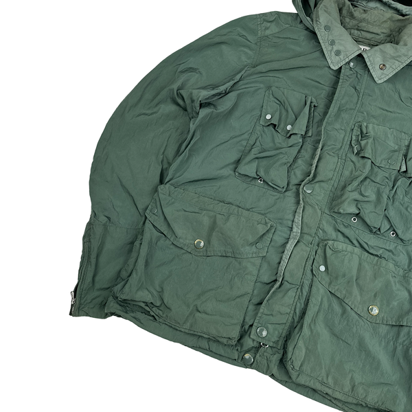 CP Company Celadon Multi Pocket Chrome Goggle Jacket - Large