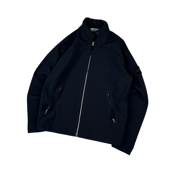 Stone Island 2018 Dark Navy Light Soft Shell R Jacket - Large
