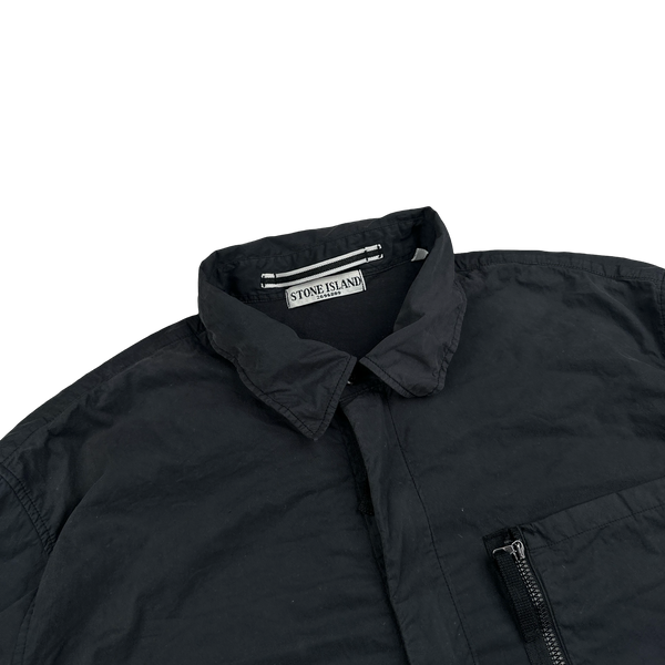 Stone Island 2011 Black Cotton Blend Overshirt - XXL