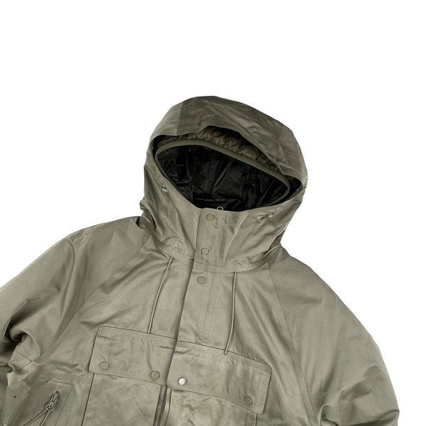 CP Company Khaki Removable DD Lined Dynatec Metropolis Jacket - Small