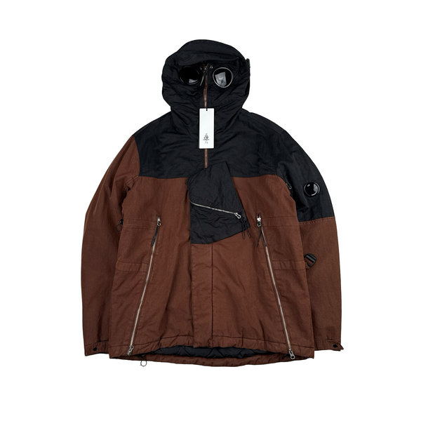 CP Company Black 50 Fili Quilted Explorer Cargo Jacket - XL