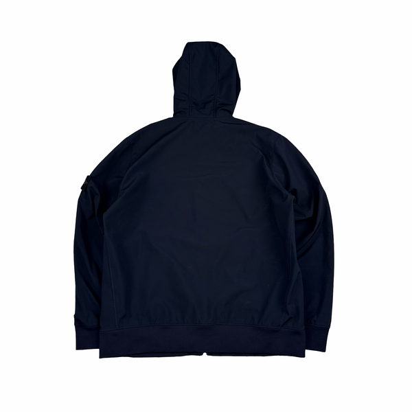 Stone Island 2018 Navy Light Soft Shell R Jacket - XXL