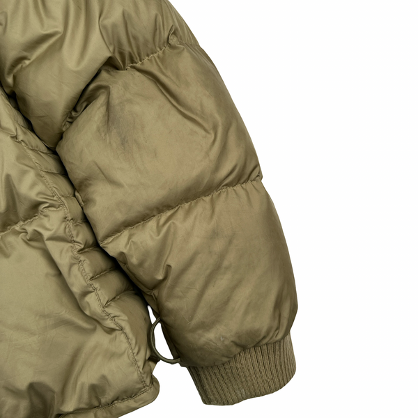 Ralph Lauren Tan 2 in 1 Zip up Puffer Jacket - Large