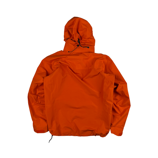 Arcteryx Beta AR Orange Gore-tex Pro Lightweight Packable Shell Jacket - Large