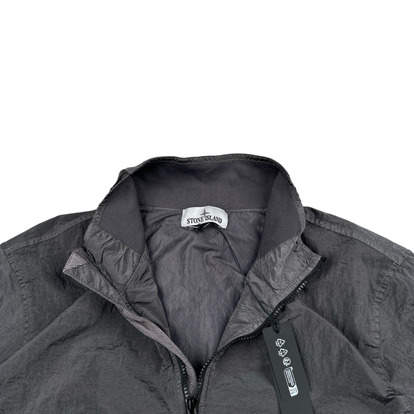 Stone Island 2026 Grey Nylon Metal Zipped Jacket - Large