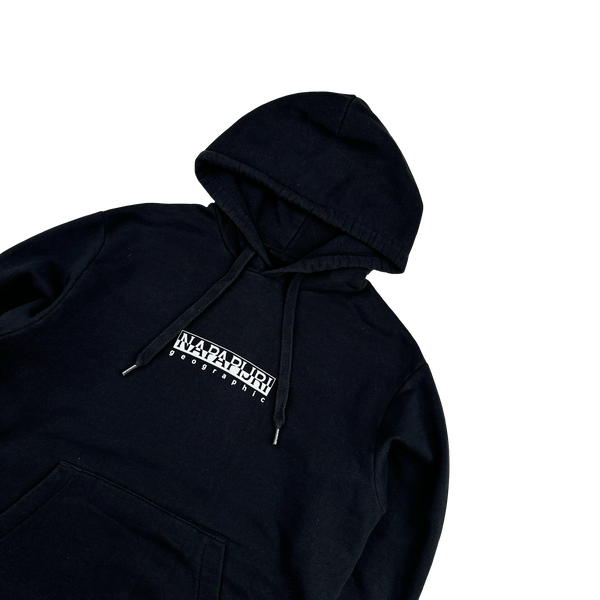 Napapijri Black Pullover Hoodie - Medium