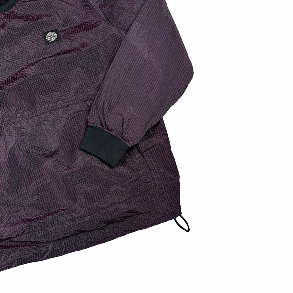 Stone Island 2017 Purple 3D Effect Nylon Metal Pullover Jumper - XL