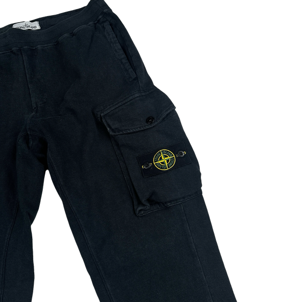 Stone Island 2019 Black Cotton Jogging Bottoms - Medium