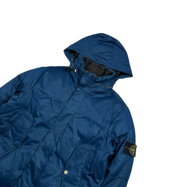 Stone Island 2009 Blue Weatherproof Down Filled Jacket - Medium