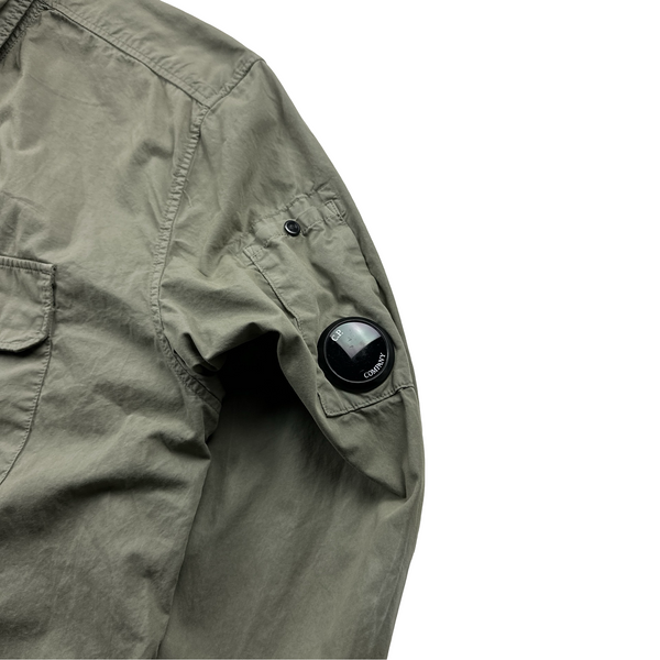 CP Company Green Button Up Overshirt - XL