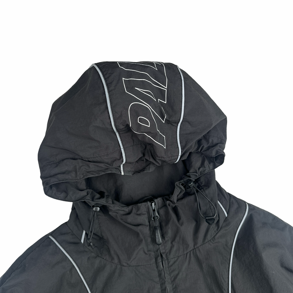 Palace Black Nylon Lightweight Zipped Spellout Jacket - Medium