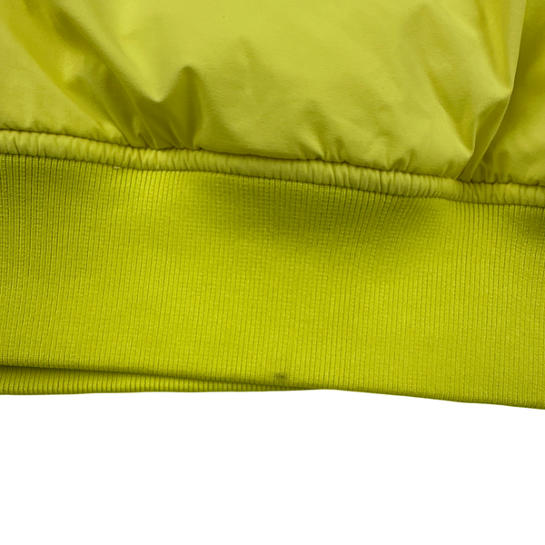 Stone Island 2022 Neon Yellow Comfort Tech Composite Polartec Pullover - Large
