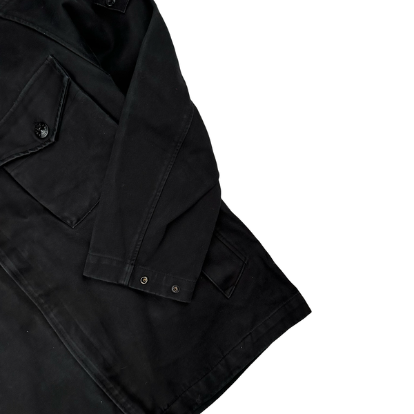Stone Island 2017 Raso Gommato Double Ghost Piece Hooded Jacket - Medium