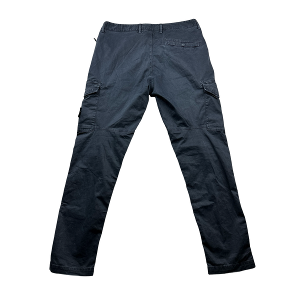 Stone Island 2020 Navy RE T Cargo Trousers - 32"