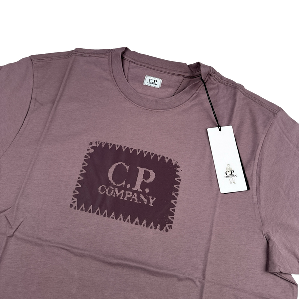 CP Company Mauve Graphic T Shirt - Small - Medium - XL