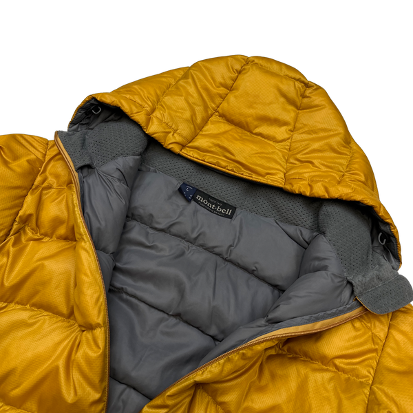 Montbell Yellow Superior Down Lightweight Puffer Jacket - Large