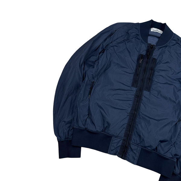 Stone Island 2017 Garment Dyed Crinkle Reps Jacket - Large
