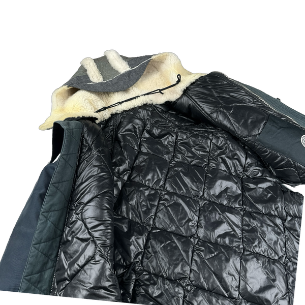 Stone Island 2010 Navy Oxford Nylon Parka Jacket - Small