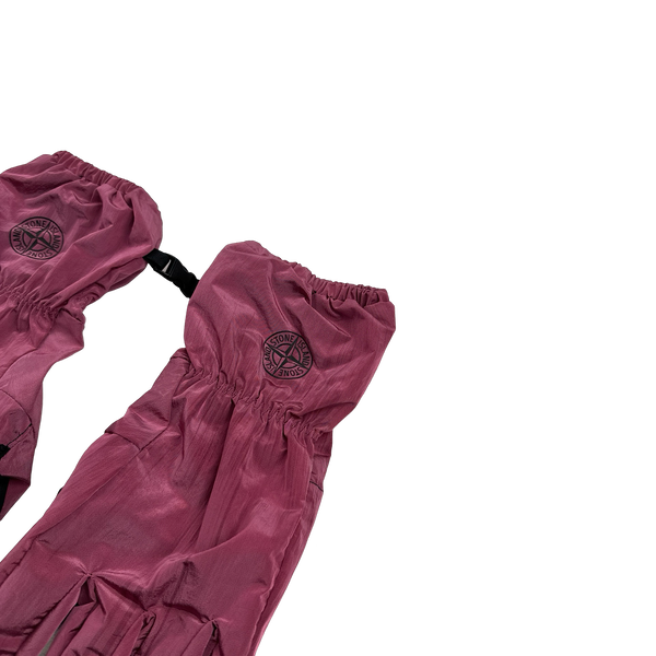 Stone Island 2023 Pink Nylon Metal Econyl Gloves