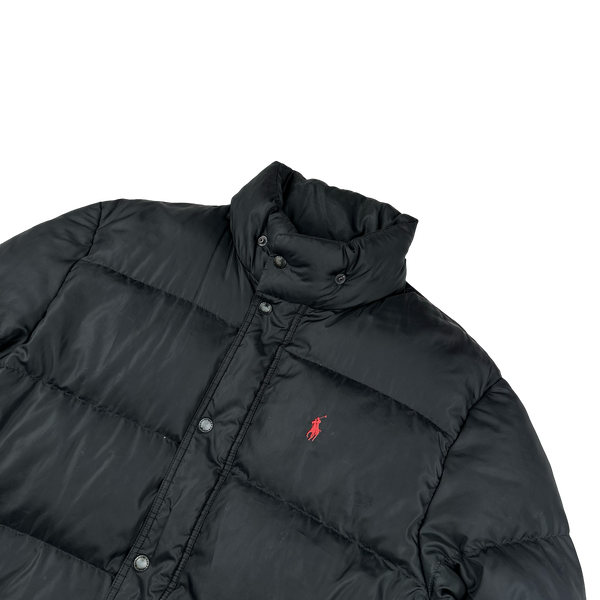 Ralph Lauren Black Down Puffer Jacket - Large