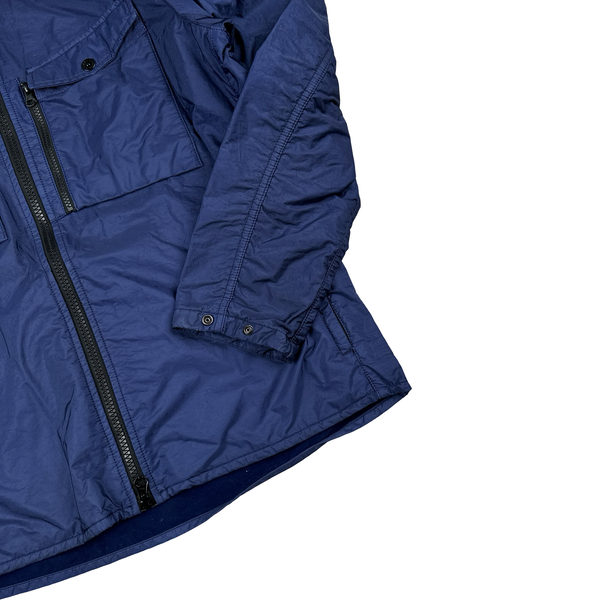 Stone Island 2015 Blue Lamy Flock Jacket - XL