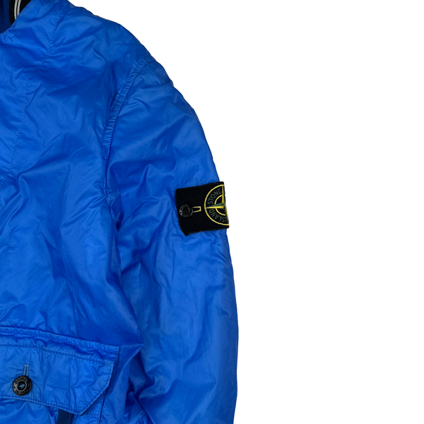 Stone Island 2009 Blue Tyveck Mesh Lined Jacket - Medium
