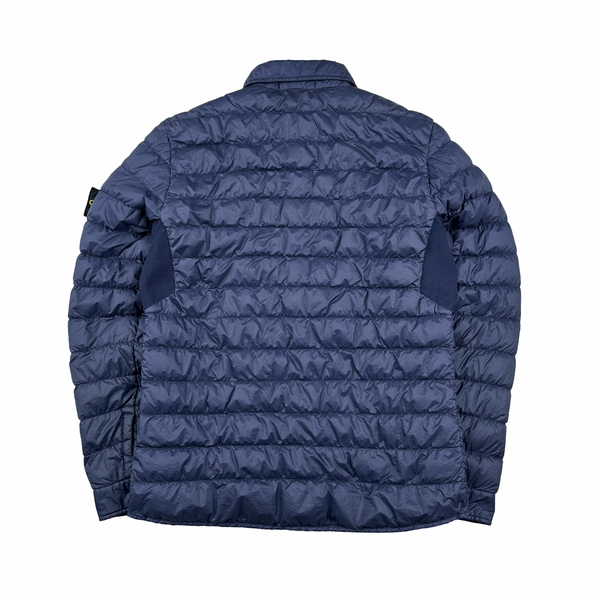 Stone island micro yarn down overshirt on sale
