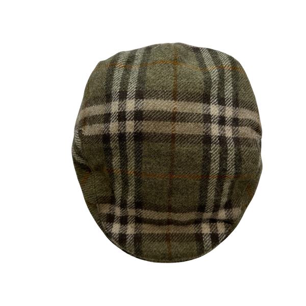 Burberry Wool Nova Check Flat Cap
