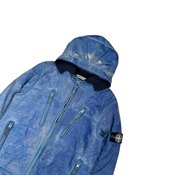 Stone Island 2010 Blue Liquid Reflective Jacket - Medium – Mat's