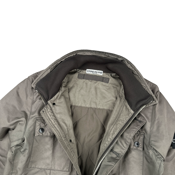 Stone Island Dark Beige David TC Military Jacket - Medium