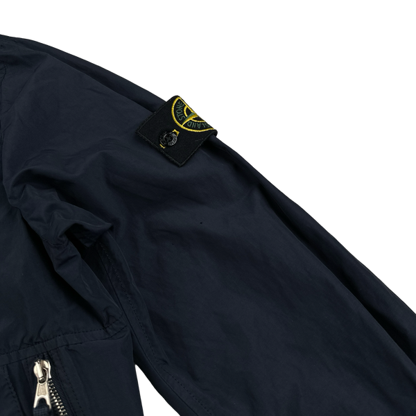 Stone Island 2010 Navy Cotton Blend Bomber Jacket - XL
