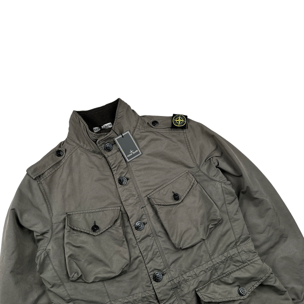 Stone Island 2008 Brown David TC Shoulder Badge Field Jacket - XL