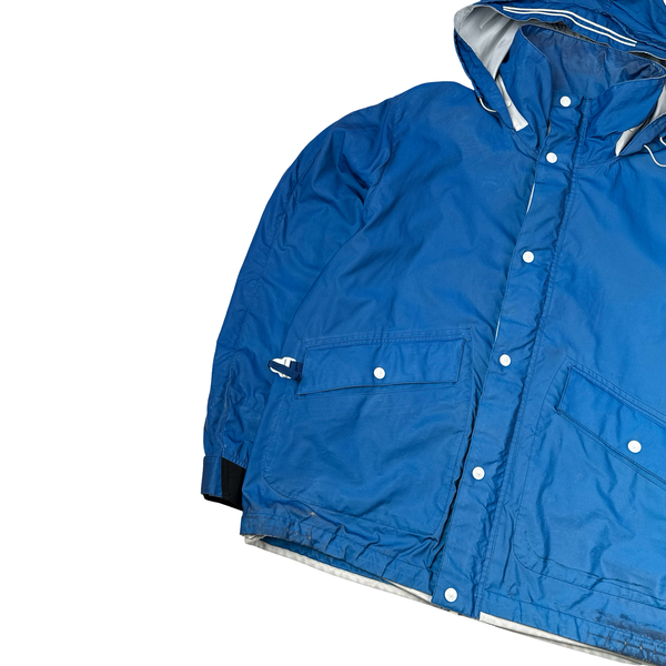 Stone Island 2011 Rare Archive Blue Reflective Jacket - XL