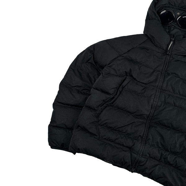 CP Company Black ECO CHROME-R Down Filled Puffer Jacket - Small