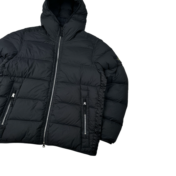 Stone Island 2023 Black Seamless Tunnel Nylon Down TC - Medium