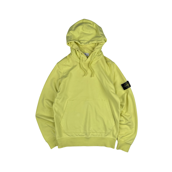 Stone Island 2019 Yellow Pullover Hoodie - Medium