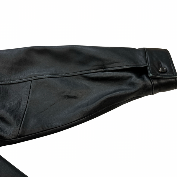 Ralph Lauren Brown Heavyweight Leather Jacket - XL