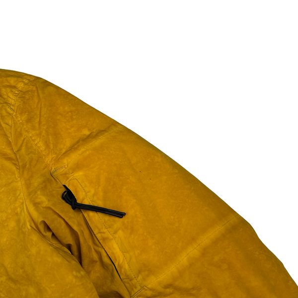 CP Company Orange Nycra Re-Colour Goggle Hooded Jacket - Large