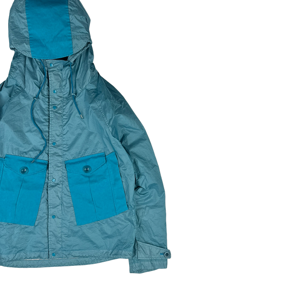 Ten C Blue Lightweight Tempest Anorak Jacket - Medium