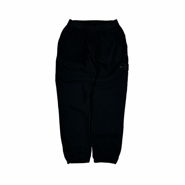 Stone Island Black Ghost Regular Fit Moleskin Cargo Trousers - 32"