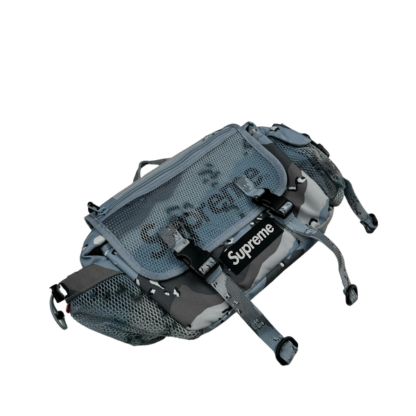 Supreme Box Logo Blue Camo Cross Belt Bag