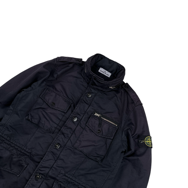 Stone Island 2013 Navy Quilted David TC Field Jacket - Medium